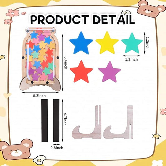 GdosRuth Classroom Reward Jar Magnetic Reward Jars for Kids Behavior Reward Chart for Kids Positive Behavior Jar Potty Training