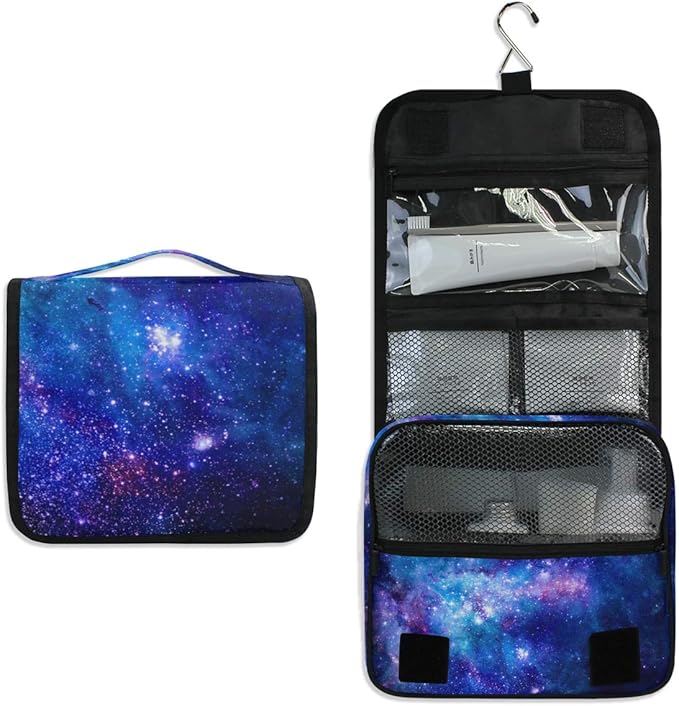 senya Hanging Travel Toiletry Bag Kit Makeup Case Cosmetics Organizer for Men Women