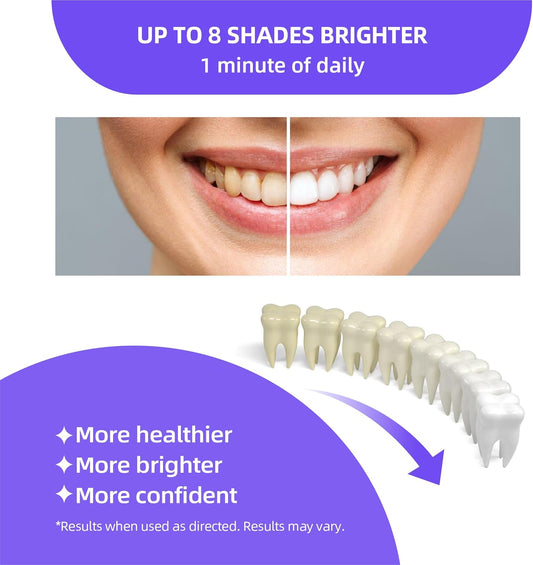 Teeth Whitening Pens Non Sensitive Teeth Whitener Gel with Effective 15% Carbamide Peroxide, 4 Professional Tooth Whitening Gel Pens 2ml/Pen