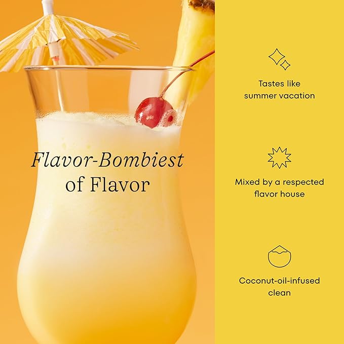 Cocofloss Cocoshine Whitening Toothpaste, Remineralize & Repair Sensitive Teeth, Fluoride-Free with n-HA, Kid-Friendly, Pina Colada, 4 oz