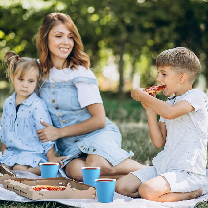 Turbo Bee 1200 Pack 5oz Disposable Paper Cups Bulk - Cold Beverage Water Cups for Parties, Offices, Events, Snacks and Mouthwash Use