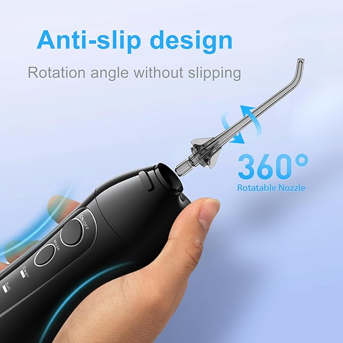 Replacement Heads for COSLUS Water Flosser, Water Flosser Replacement Tips Oral Irrigator Jet Tip Only Compatible COSLUS C20 (F5020E), E40 (WFP14), C31 (F5023), C50, and C51(Black)