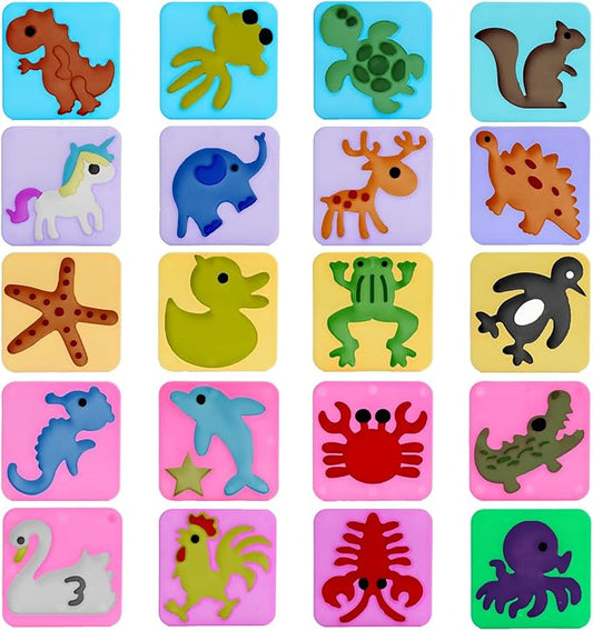 Magic Water Elf Toy Kit for Kids Ages 3-12, DIY Sensory Craft with 20 Bottles of Magic Gel, 20 Molds, STEM Educational Science Activity, Water Beads for Kids Ages 6-12, Birthday Party Gifts