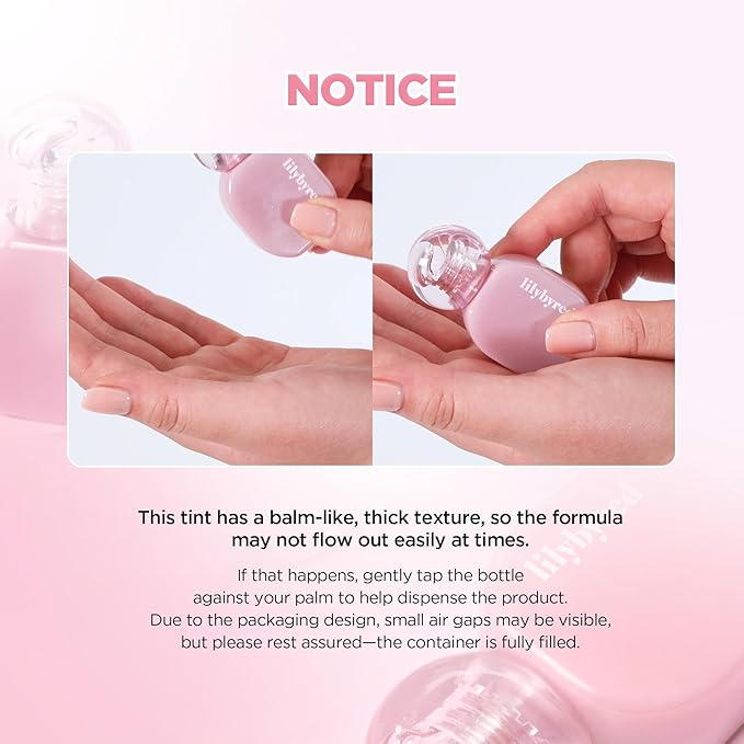 lilybyred Balming Dewy Tint | Korean Semi-Glow Lip Stain, Velvet to Soft Glow Texture, Sheer Buildable Color, Moisturizing & Lightweight, Natural Flush Look, Non-Sticky, 0.21 oz. (05 Squeeze Apple)