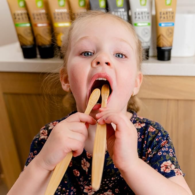 Redmond Earthpaste - Natural Non-Fluoride Toothpaste, 4 Ounce Tube (2 Pack, Lemon Twist)