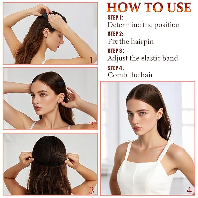 2 Pcs Facelift Bands with Clips Invisible Face Stretching Lifting Strap Adjustable Elastic Band Face Slimming Band (24cm Black Double Bands)