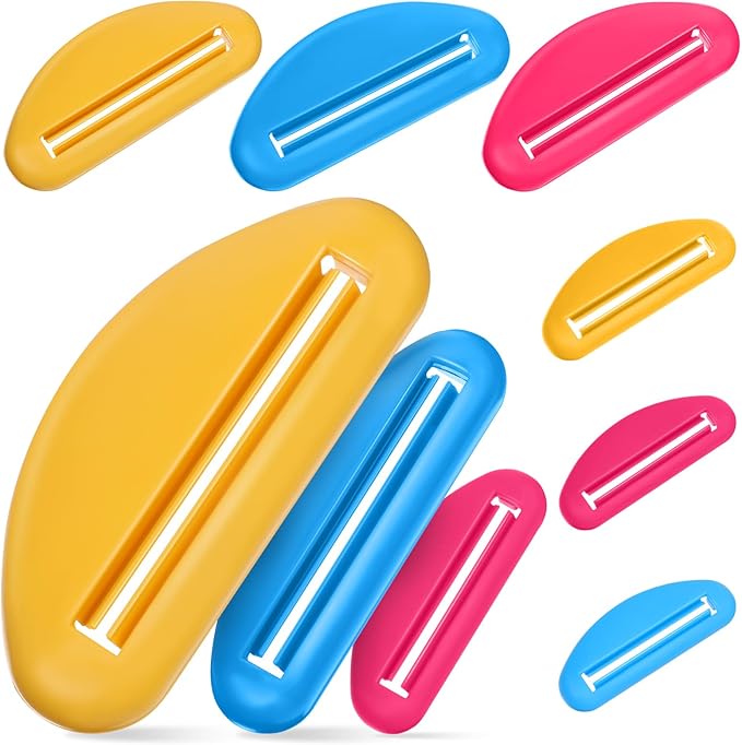 Hand Tools Toothpaste Tube Squeezer Pack of 18 Plastic Tube Squeezer Holder Bathroom Toothpaste Clips for Saving ToothpasteFacial Creams & Paint Toothpaste Dispenser
