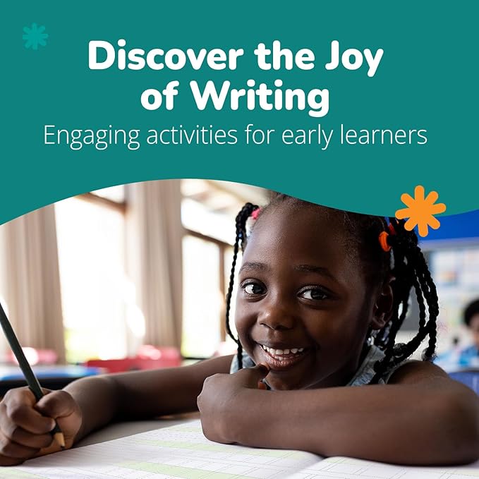 Channie's Easy Peasy Alphabet Tracing Book for Kids Ages 3-5, Pre K & Kindergarten Writing Workbook for Handwriting & Tracing, Effective Alphabet Practice With Color-Coded Blocks