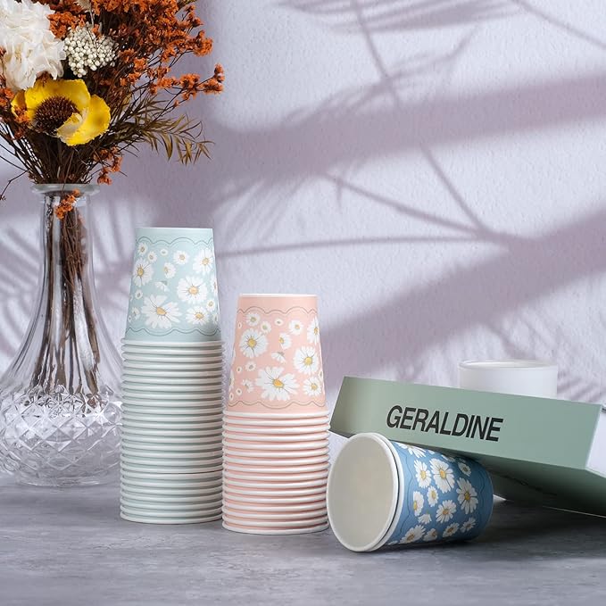 Lamosi 5 oz Paper Cups 300 Pack, Small Paper Cups, 5 oz Disposable Bathroom Cup for Mouthwash, Parties, Picnics and Barbecues