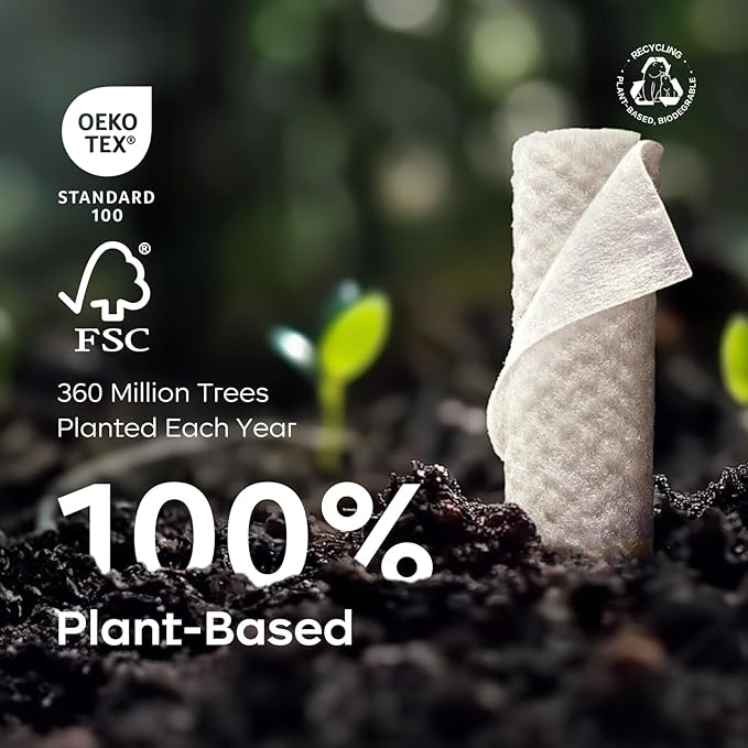 Bc Babycare Cloud Moist Baby Travel Wipes, 6 Pack, On The Go Pocket Size, Ultra Thick, 99% Water, Unscented, Hypoallergenic for Sensitive Skin, Biodegradable