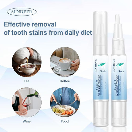 Teeth Whitening Pen, Teeth Whitening Essence Pen, Teeth Whitening Essence, Teeth Whitening Gel, Intensive Teeth Stains Removal, Reduce Teeth Yellowing (3PCS)