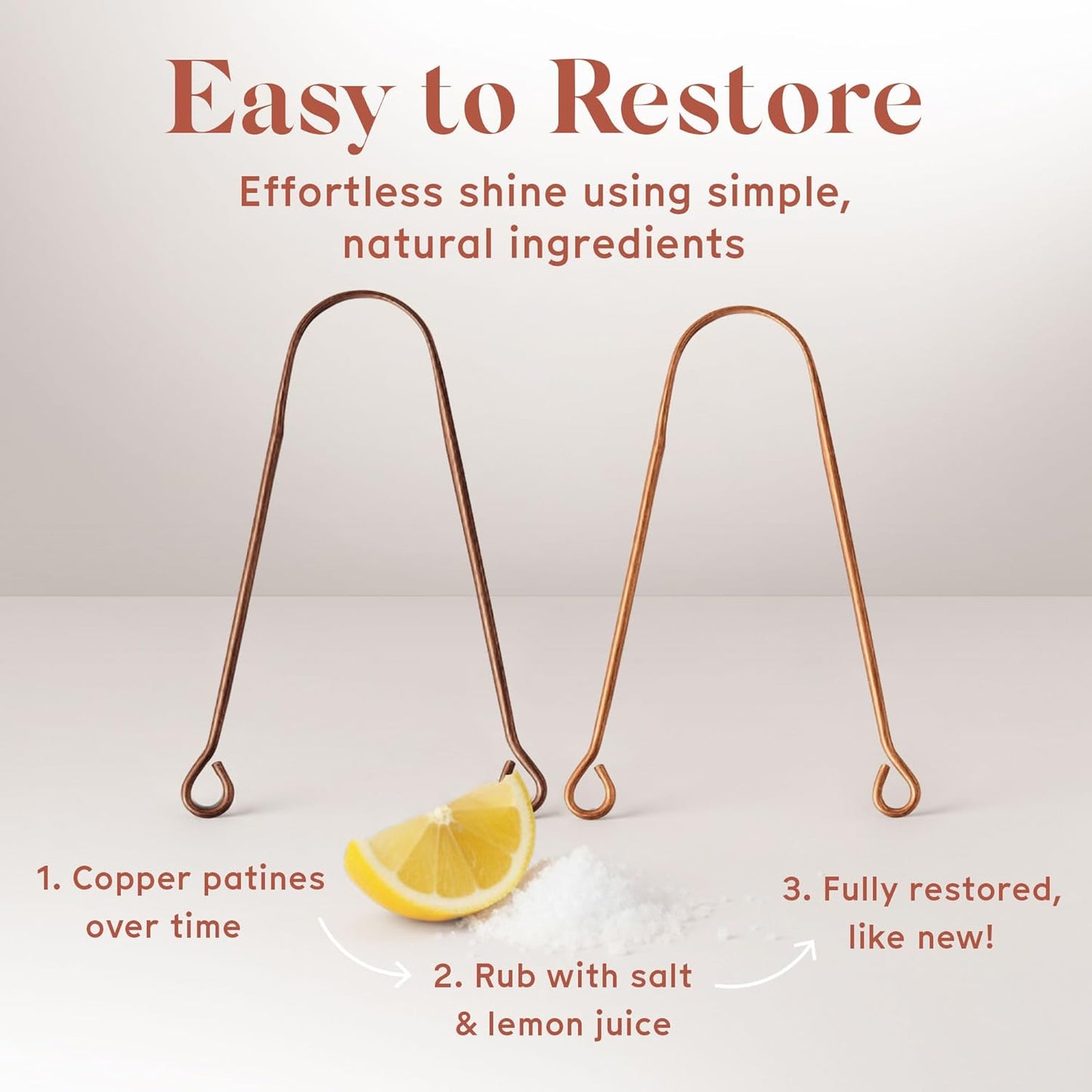 Arista 100% Copper Tongue Scraper for Adults & Kids – Metal Tongue Scraper Copper for Bad Breath, Oral Care & Hygiene – 2 Pack with Travel Pouches