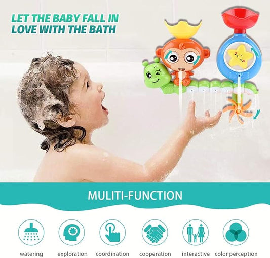 Bath Toys for Kids Ages 1-3 Toddler Bath Toys for Babies 1 2 3 Year Old Boys Girls Water Bathing Tub Toy for 12 18 Months Infant with Cups