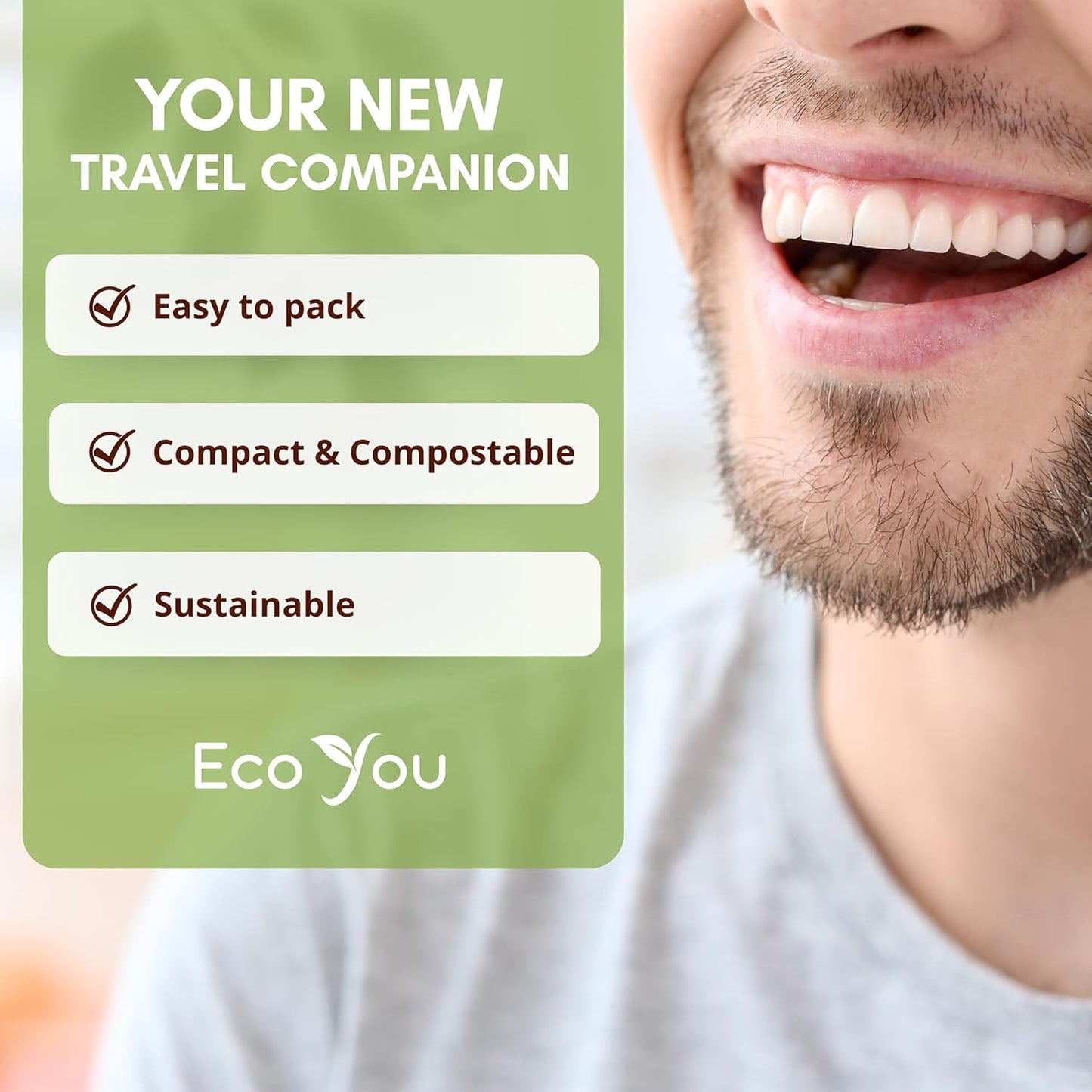 Biodegradable Floss Picks | 200 Count (4 Pack) | Mint Flavor, Candililla Wax | Sustainable & Reusable | Vegan & Cruelty-Free | Bamboo Floss Picks, Bamboo Toothpicks