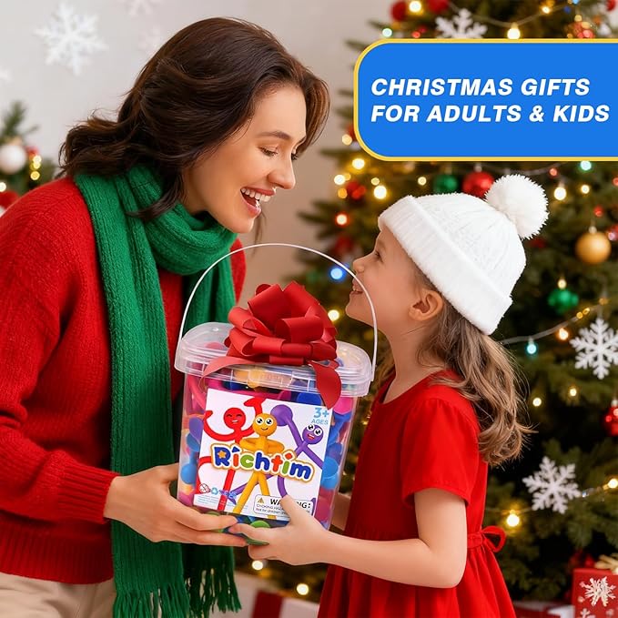 Suction Cup Fidget Sensory Toys: 48 Pack Suction Cup People Toys Fidget Toy for Autism Autistic ADHD Kids Ages 3+, Creative Travel Toy Idea for Boys Girls