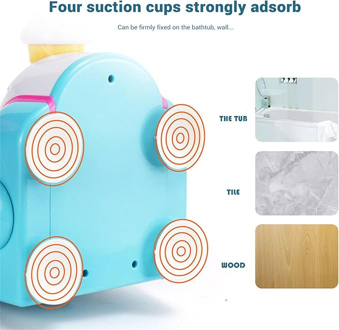 Bath Bubble Machine,Bath Toys for Toddlers 3-4 Years,Ice Cream Foam Maker Bath Toys for Kids Ages 4-8,Bubble Pretend Cake Play Set Water Bathtub ice Cream Toys for Toddlers 3-5