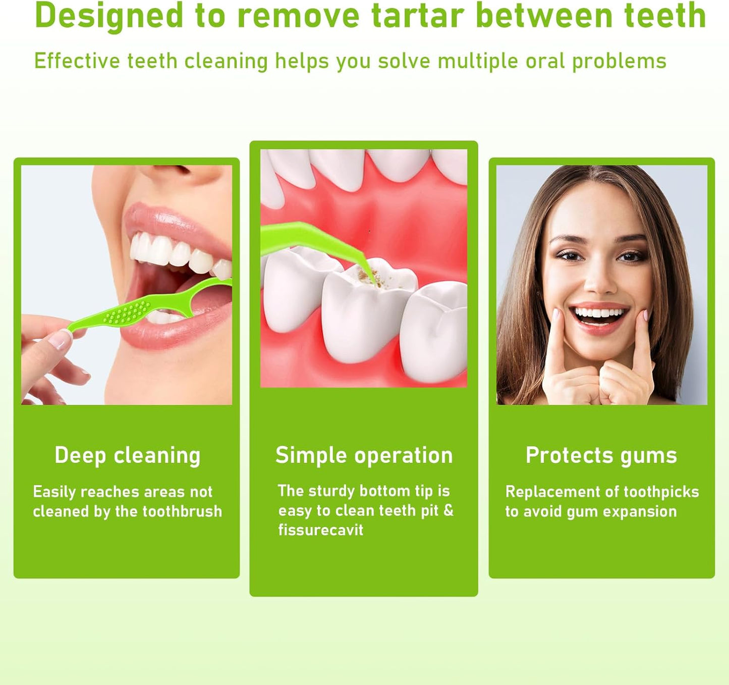 Dental Flossers 150 Count Each Individually Wrapped, Fresh Mint Professional Tooth Picks Flossers for Adults Provide a Deep Cleaning with Portable Case