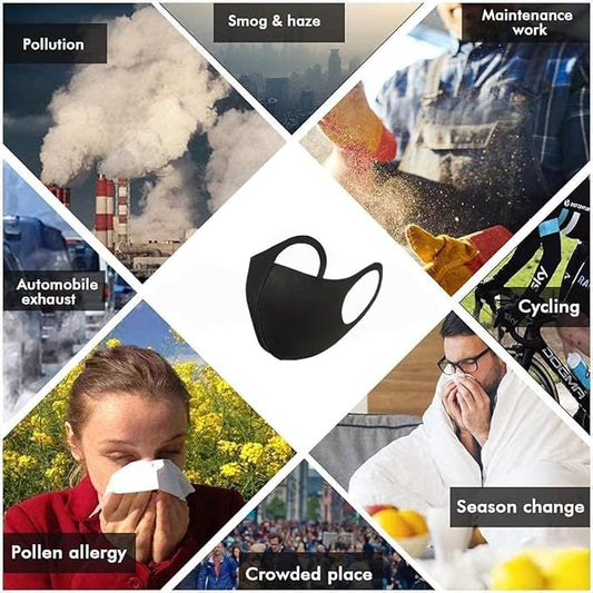 20 Pack Face Mask Unisex Washable and Reusable Comfortable Face Protection from Dust Pollen Pet Dander Fashionable Anti-Smog