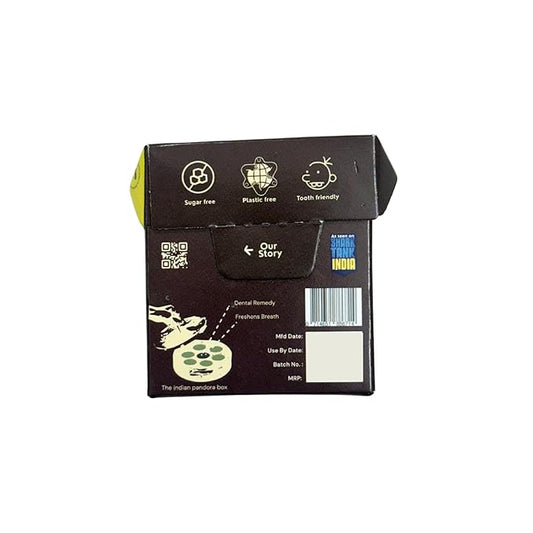 Gud Gum- Natural, Plastic Free Chewing Gum- Clove, Cardamom, Fennel, Cinnamon- 21g x 4 - Mini Pack of 4- No added artificial colours, flavours & sweeteners (Pack of 4, Clove)