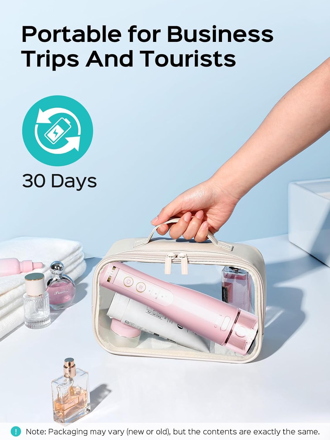 COSLUS Portable Water Flosser for Teeth: 10 Pressure Settings Professional Water Dental Pick for Orthodontic, Braces & Sensitive Gums - Cordless for Travel Use, for Adults Teens, BPA-Free, E40