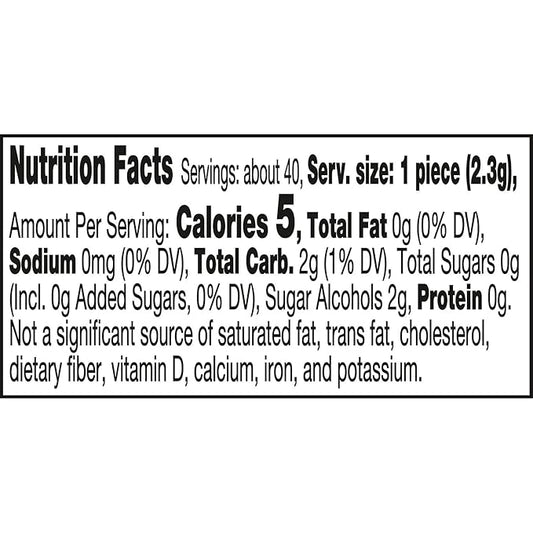 Cubes Chewing Gum, Sugar Free, Orange Cream Pop, 40 Pieces, LIMITED EDITION, (Pack of 2)