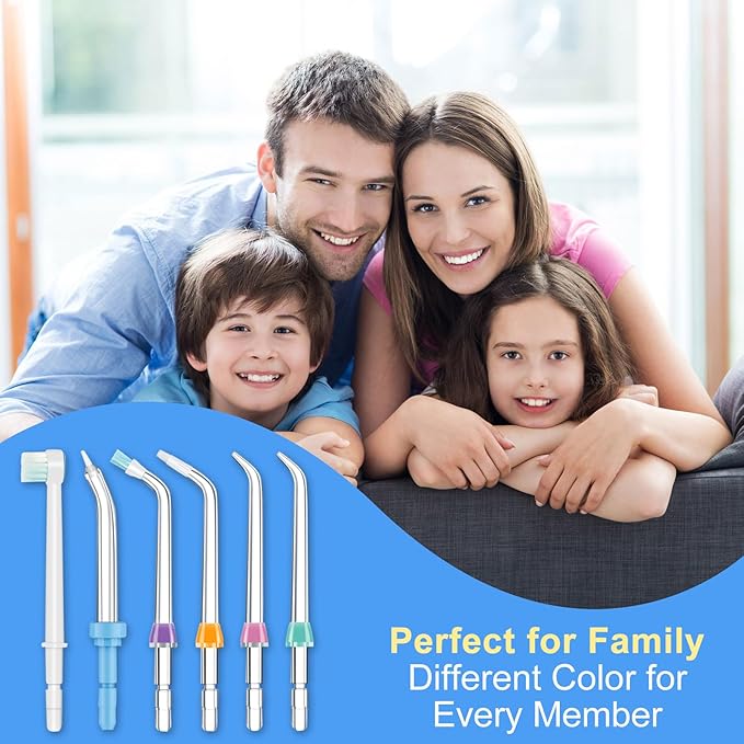 Replacement Tips for Waterpik Water Flosser Classic Jet Tips Waterpik' Replacement Parts (6 Tips)