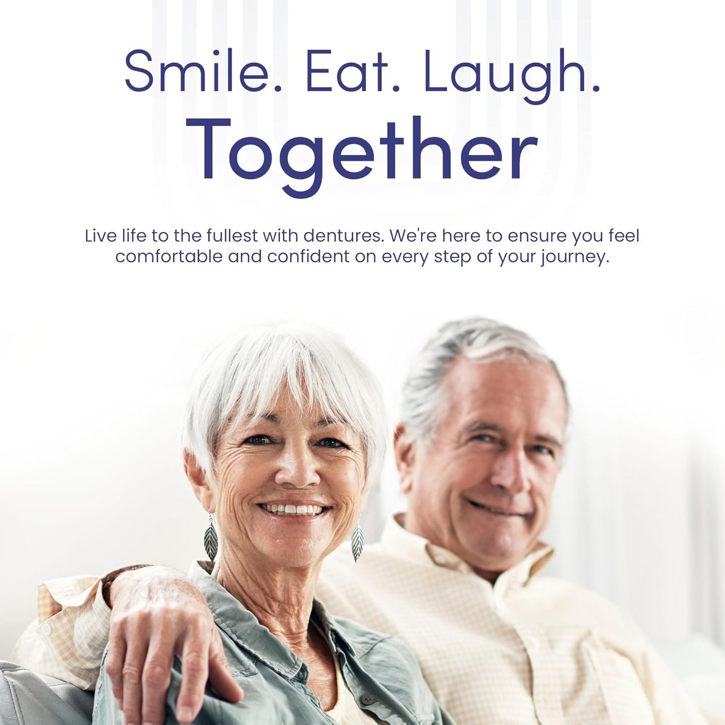 Denttach Gold Denture Adhesive, Petroleum Free Olive Oil Based Premium Denture Adhesive Cream for Full and Partial Dentures, All Day Secure Hold Denture Glue, Zinc Free, 2.4 Ounce