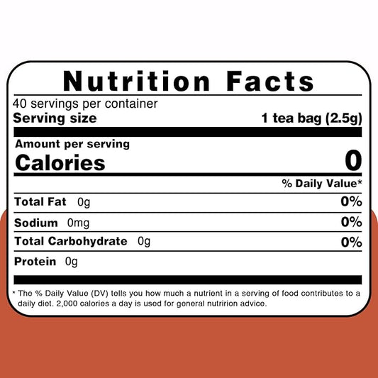 TEARELAE - Rooibos Tea Bags, 40 Count - Premium Natural Rooibos Red Tea - Caffeine-Free Herbal Tea from South Africa - Non-GMO - Perfect for Relaxation & Comfort