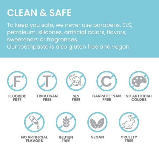 Himalaya Botanique Complete Care Toothpaste, Herbal, Mint Flavor, Fights Plaque, Freshens Breath, Fluoride Free, No Artificial Flavors, SLS Free, Cruelty Free, Foaming, 5.29 Oz, 1 Pack