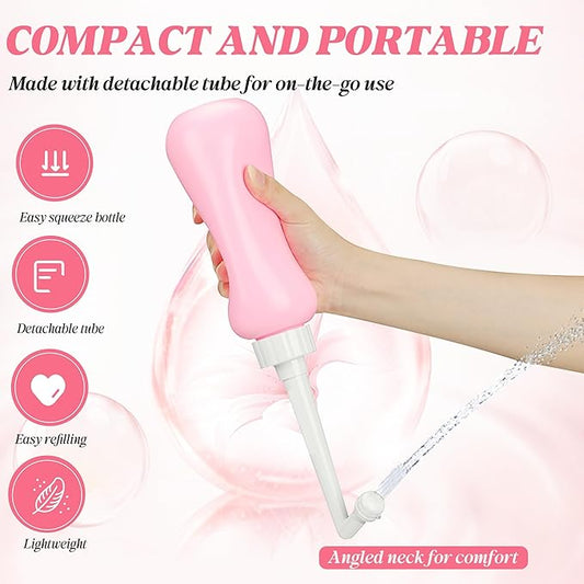 Deepdeem Postpartum Care Bottle – Reusable Peri Bottle for Women, 16.9 Oz Portable Vaginal Douche with Upside Down Design for Travel & Home, Cleansing After Birth, Hygienic Personal Hygiene Tool
