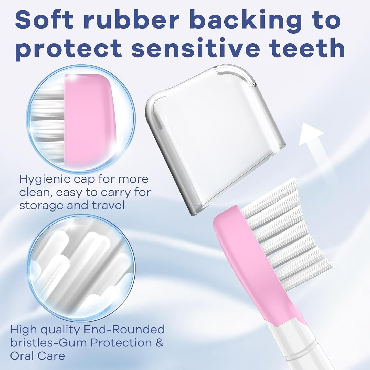 Toptheway Kids Toothbrush Heads for Philips Sonicare: Compact Brush Heads for Kids 3-7 Years, Pink and Green, 4 Pack