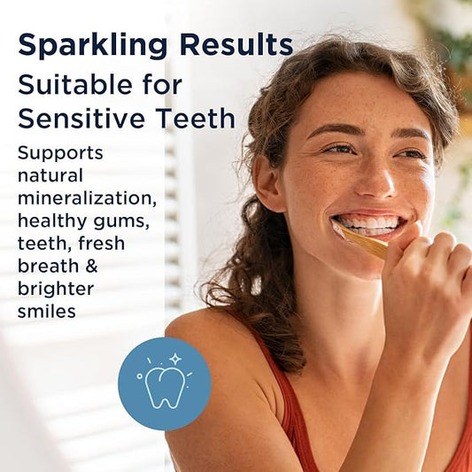 Designs for Health PerioBiotic Silver Hydroxyapatite Toothpaste - Fluoride Free Toothpaste with Oral Probiotics with Whitening Hydroxyapatite - Supports Gum Health & Remineralization (3 Pack, 4oz)
