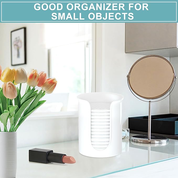 Bathroom Cup Holder White Disposable Paper Cup Dispenser, for 5 Ounce Bath Cups,2 Pack Mouthwash Cup Holder 5oz Cup Dispenser for Bathroom Countertop