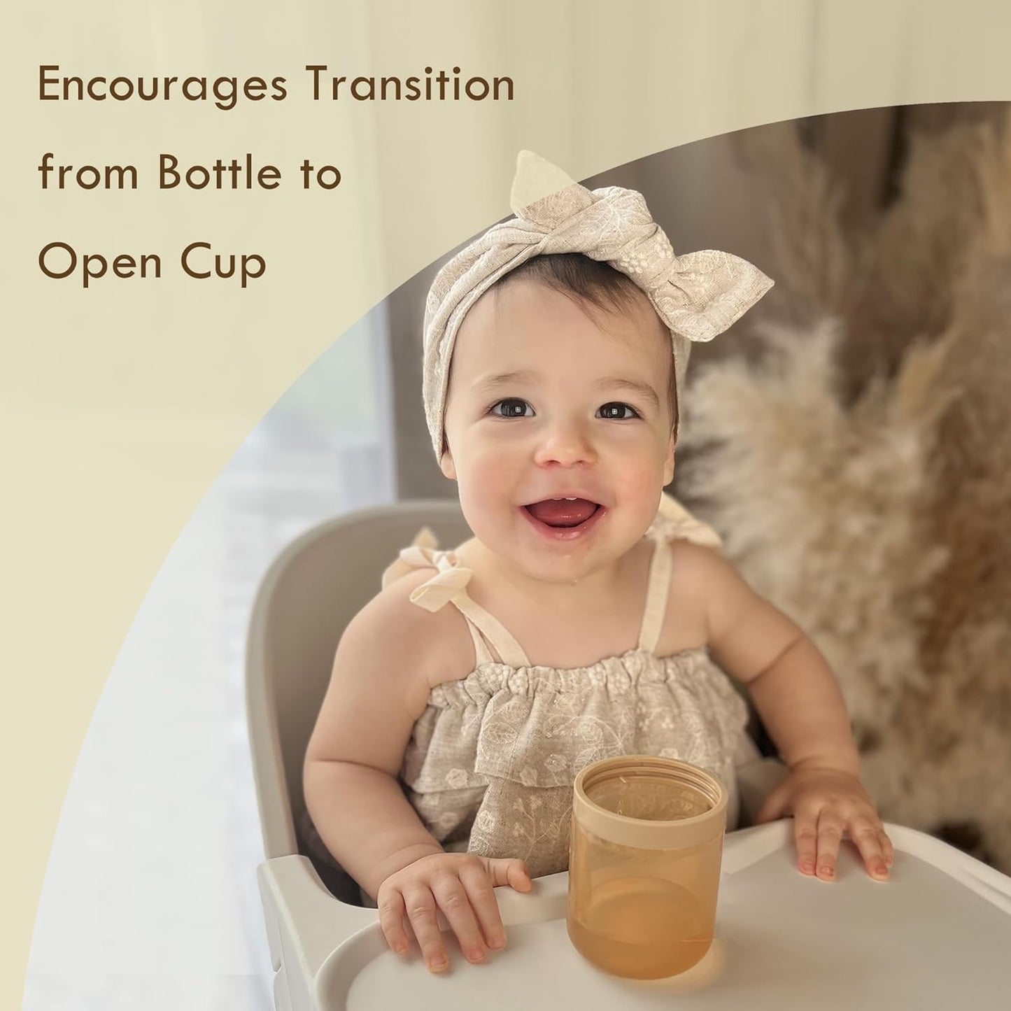 Moonkie Baby Straw cup | Silicone Toddler Sippy Cup Training Cup with Straw Lid | BPA-Free Drop-Proof Baby Cup | Led Weaning | 6 Months+, 5 oz, 2pack