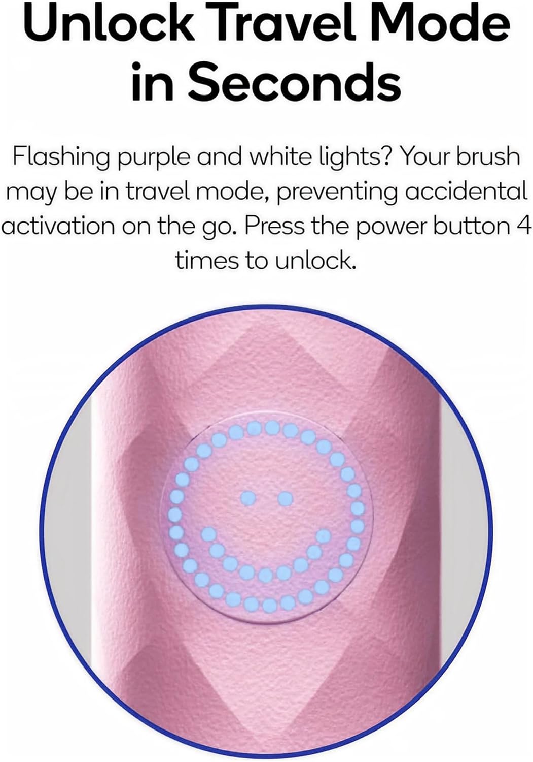 Burst Curve Sonic Electric Toothbrush for Adults (Blush Pink) | Slim Travel Brush with Cover | Ultra Soft Bristles | Up to 2 Month Rechargeable Battery | Two Modes & Timer