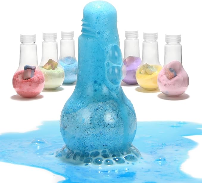 Velanora 6 Pack Bath Potions Kit for Kids Fun Bath Bombs Interactive Bath Toys Nontoxic Scientific Experiment Children's Enlightenment Kids Potion kit for Bathtubs and Pools Applicable to Age 3+