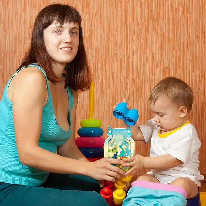 Qunclay Reward Jar for Kids Pot Training Reward Jar Classroom Incentive Good Behavior Responsibility Chart for Christmas Boys Girls Gift(Dinosaur Style)