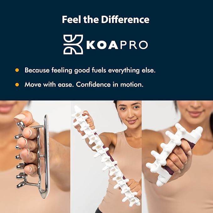 KOA KOAPRO Cellulite & Fascia Massage Tool – Massage Tools for Deep Tissue, Trigger-Point, Self Massage Tools for Back, Neck & Legs; Supports Flexibility, Mobility & Whole-Body Care