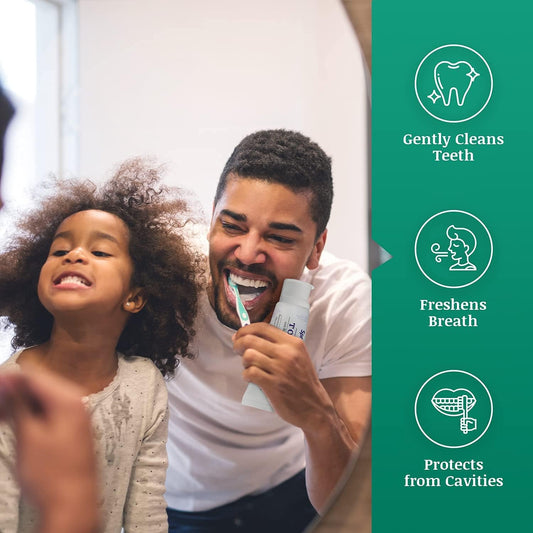 SprinJene Natural Sensitivity Relief Toothpaste – Fluoride Toothpaste for Sensitive Teeth & Cavity Protection – SLS Free with Patented Black Seed Oil & Zinc – Made in The USA (1 Pack)