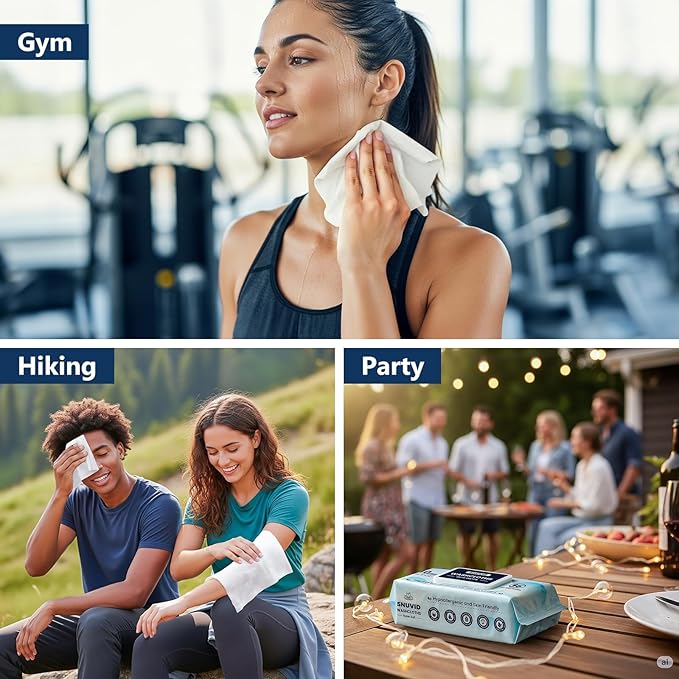 Adult Wipes For Elderly - 8"x13" Extra Large & Soft Wet Wipes for Adults Bathing No-Rinse Incontinence & Cleansing - Disposable Washcloths, Vitamin E & Aloe Infused 720ct (12 Packs of 60)