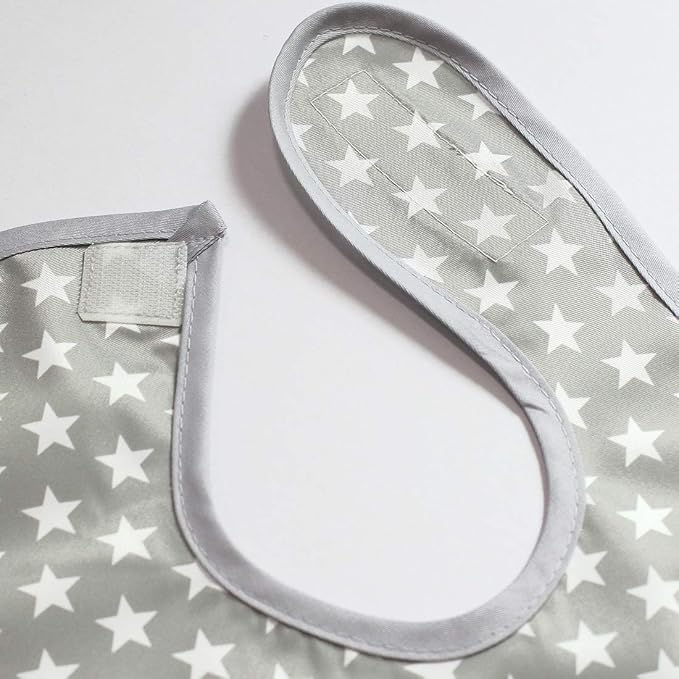 Full Coverage Waterproof Feeding Bib for Toddlers – Extra Long Apron Bib for Mealtime, Self-Feeding, High Chairn