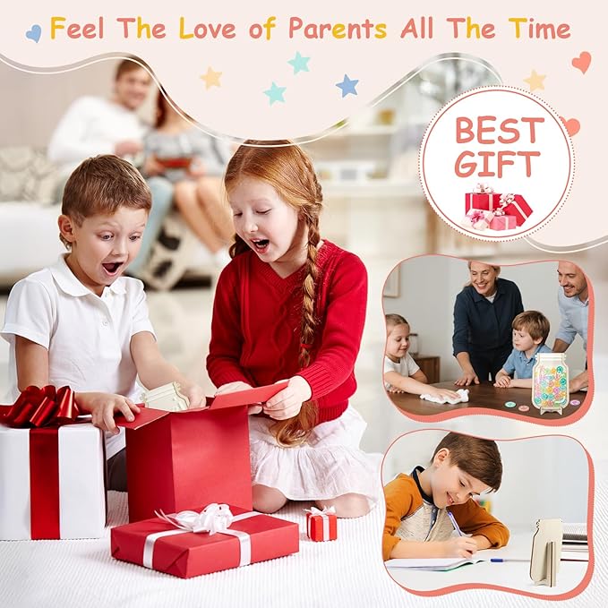 Magnetic Reward Jars for Kids,Personalized Reward Jar with Colorful Letter Stickers,Good Behavior Responsibility Training Tool for Kids,Ideal for Classroom and Home Reward System