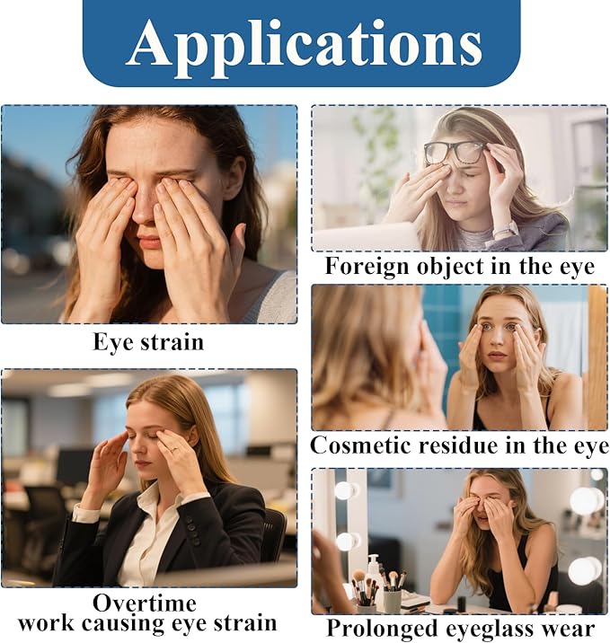 20pcs Eye Wash Cups Cleaner Eye Wash Kit for Rinse Portable Care Tool with Storage Container Silicone Eye Wash Cup for Quick Cleaning Relief Tired Dust Cleaning Makeup Irritants