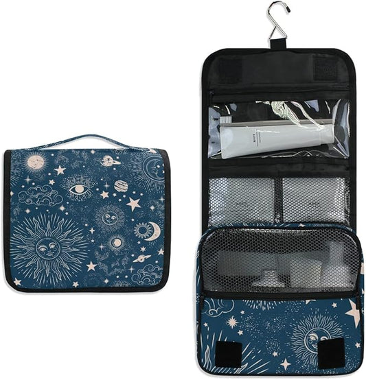 senya Hanging Travel Toiletry Bag Kit Makeup Case Cosmetics Organizer for Men Women