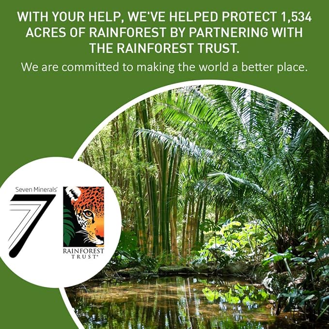 Seven Minerals Pure Castile Soap, Lemon - No Palm Oil, GMO-Free - Gentle Liquid Soap For Sensitive Skin & Baby Wash - All Natural Vegan Formula with Organic Carrier Oils (33.8 fl oz)