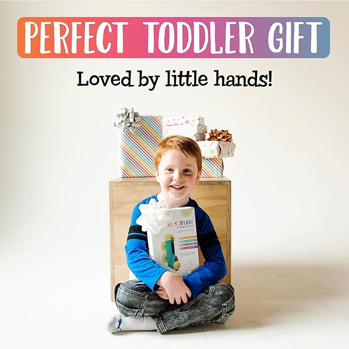 Fill N' Splash Submarine Bath Toy - Bath Toys for Toddlers 1-3 - 4 - 5 Years Old Bath Tub Toys for Boys & Girls - Toddler Bath Toys - Bathtub Toys