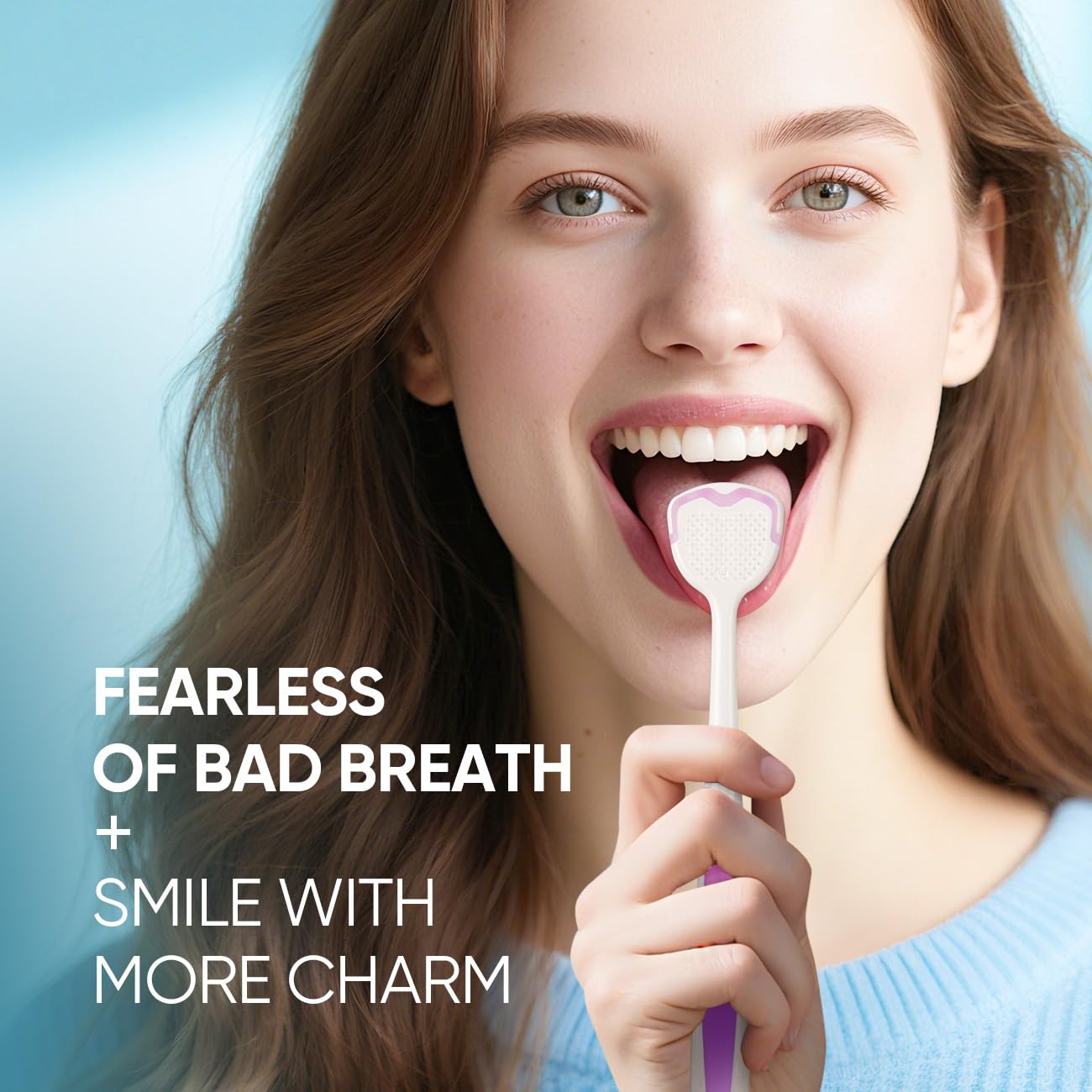 BodyAccel Tongue Cleaner Gel – Fresh Breath Oral Care Gel for Bad Breath Removal, Tongue Scraper Gel for Oral Hygiene & Healthy Mouth(3.5oz)