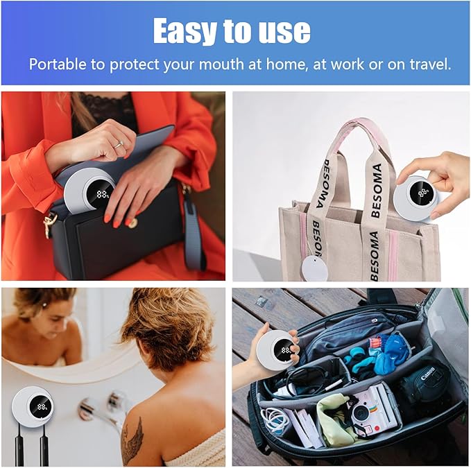 Smart Toothbrush Holder, UV Toothbrush Holders Wall Mounted, Electric Toothbrush Holder for Bathroom, LED Automatic Sensing Toothbrush Cleaner for Home and Travel (White)