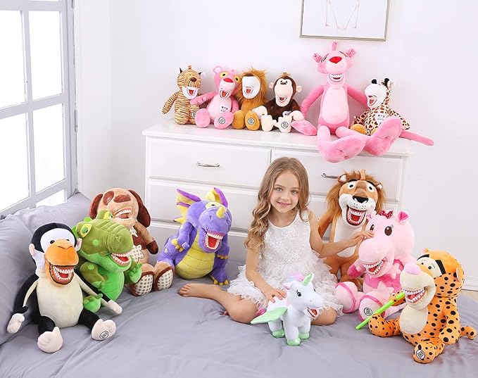 Tooth Fairy Plush, YOUYA Dental Puppet Oral Health Presentation Doll Giraffe Tooth Fairy Dental Educational Plush Small Size Doll with Teeth for Kids Chidren Boys Girls