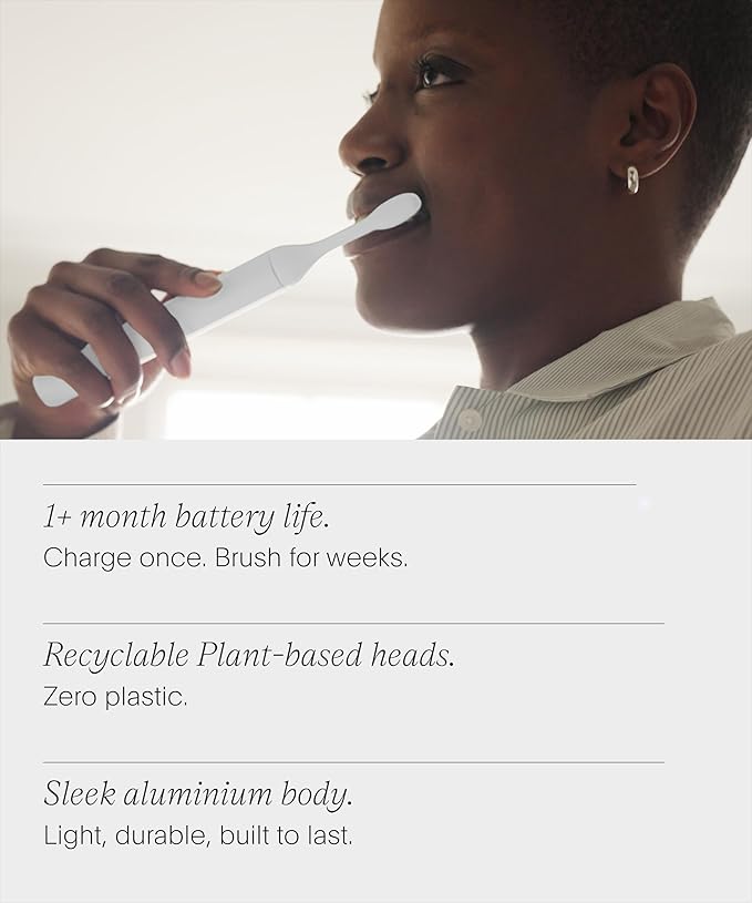 SURI 2.0 New Sonic Electric Toothbrush with Pressure Sensor & UV-Cleaning Travel Case | 1 Month+ Battery | Electric Toothbrush for Adults | Travel Toothbrushes | Tooth Brush | White